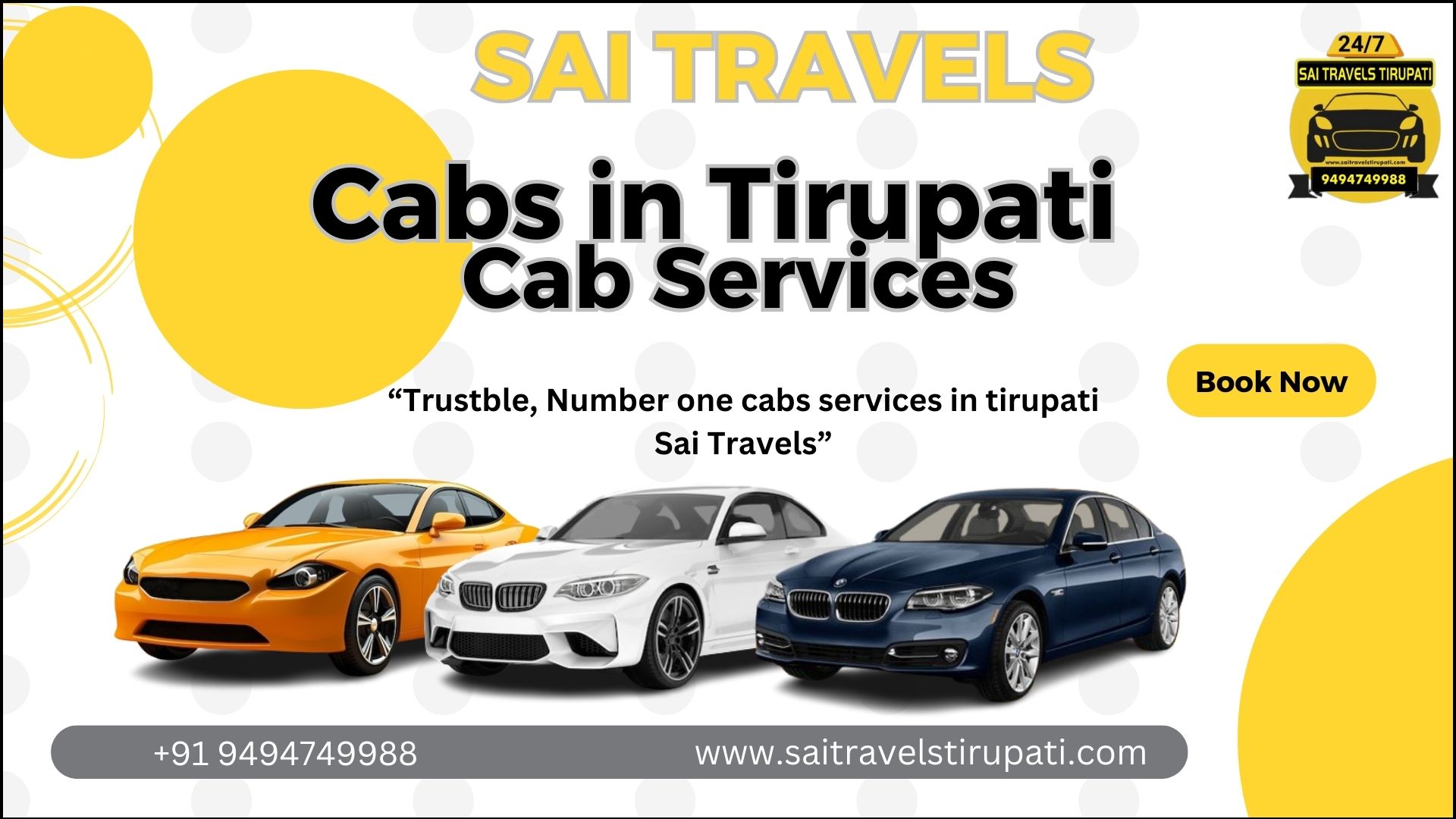 Cabs in Tirupati – Cab services – Cab Services